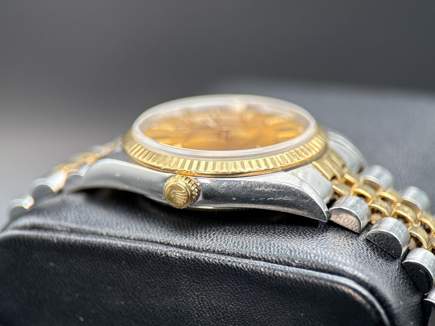 Rolex Oyster Perpetual 14233 Champagne Dial Two-Tone Automatic 34mm Watch2