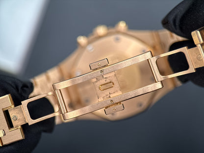 Audemars Piguet Royal Oak Chronograph 26320OR.OO.1220OR.01 Black Dial Rose Gold8
