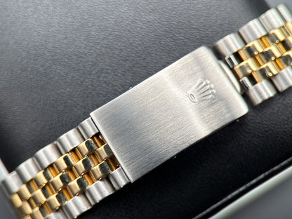 Rolex Datejust 16233 Blue Stick Dial Fluted Bezel Two-Tone Automatic 36mm Watch9