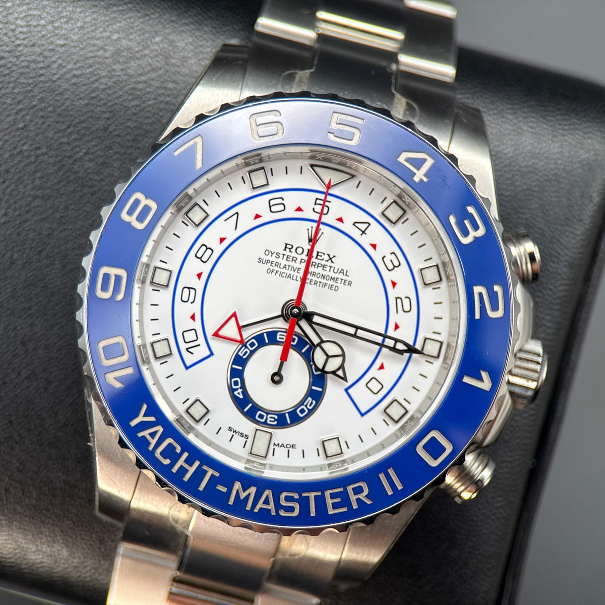 Rolex Yacht-Master II 116680 White Dial Steel 44mm Automatic Watch - 20200