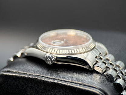 Rolex Datejust 16234 Salmon Roman Dial Steel Jubilee Automatic 36mm Watch2