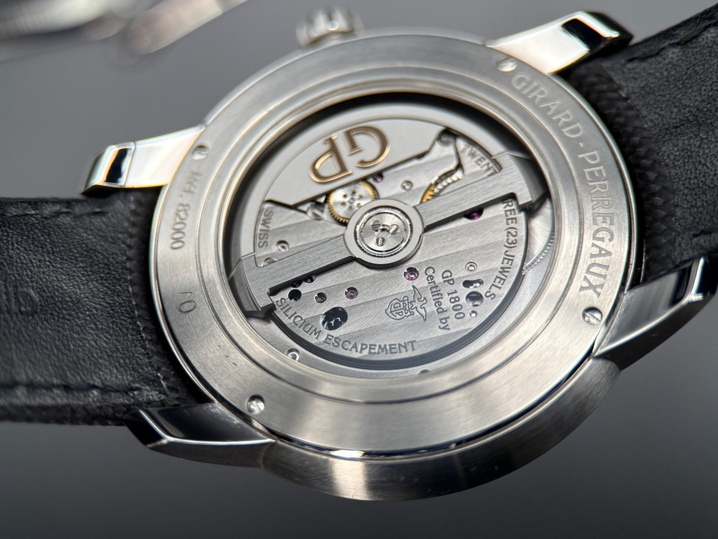 Girard Perregaux Free Bridge 82000 Openworked Dial Automatic 44mm Watch - 20233