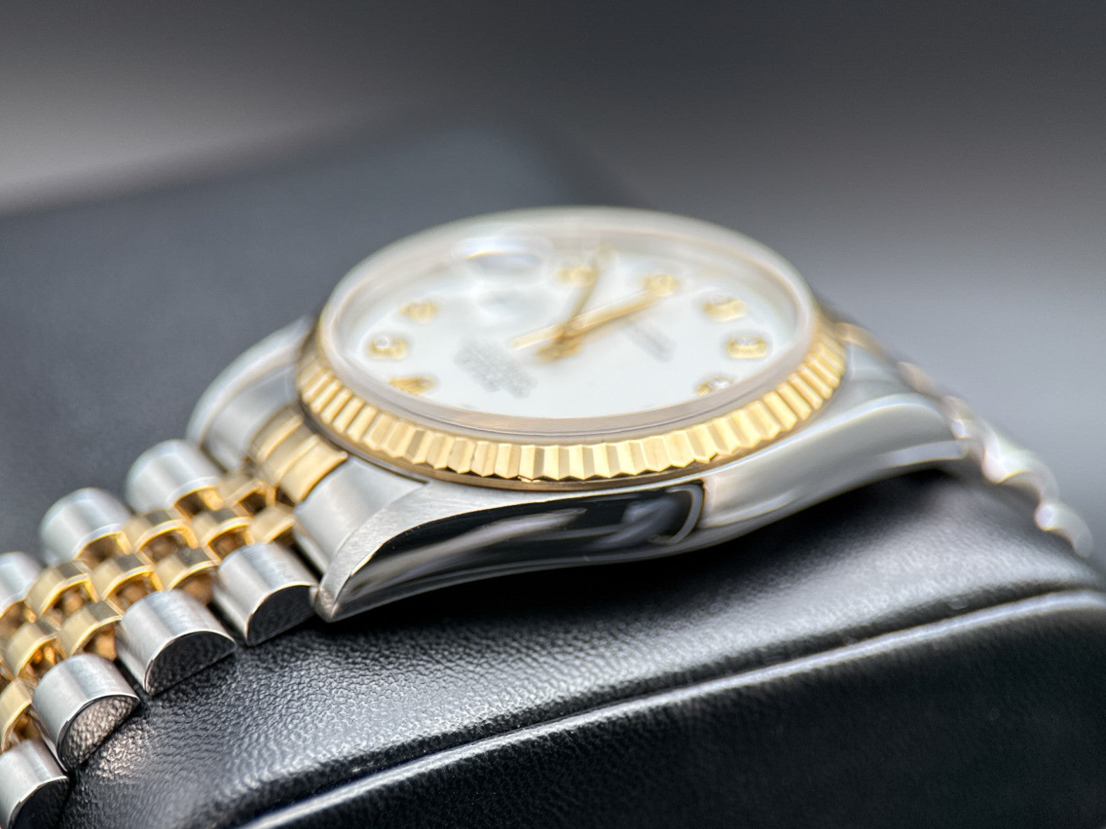 Rolex Datejust 16233 White Diamond Dial Two-Tone Automatic 36mm Watch - 19974