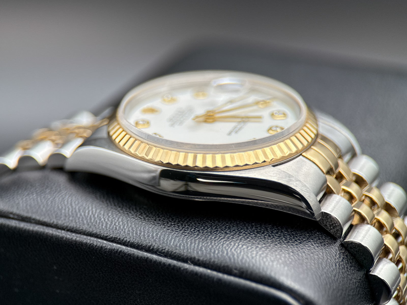 Rolex Datejust 16233 White Diamond Dial Two-Tone Automatic 36mm Watch - 19973