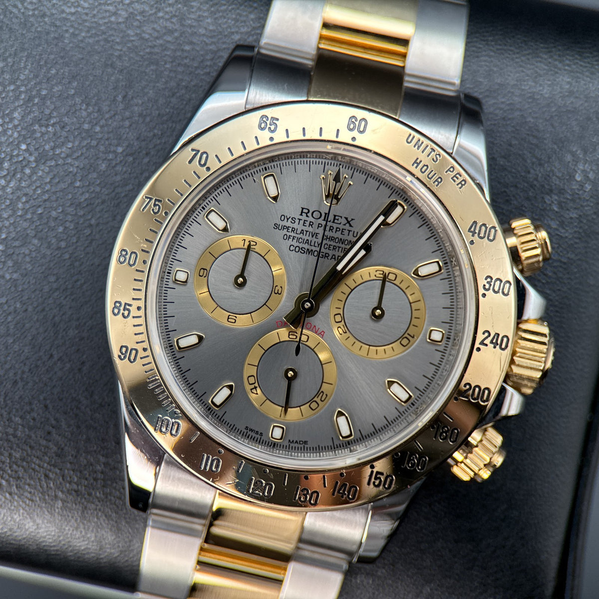 Rolex Daytona 116523 Slate Dial Two-Tone Oyster Automatic 40mm Watch - 20150