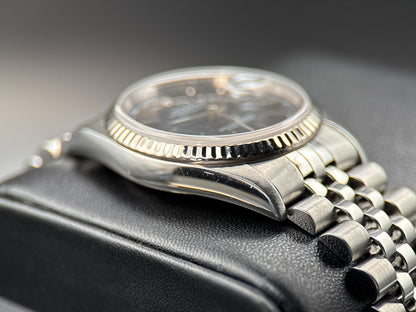 Rolex Datejust 36mm 16234 Black Index Dial Steel Automatic Watch - 20033