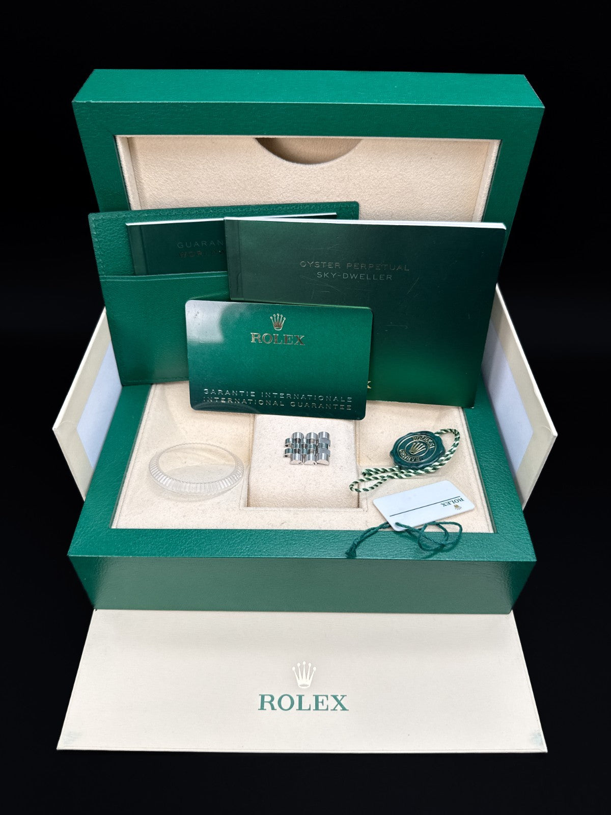 Rolex Sky-Dweller 326934 Black Dial Jubilee Automatic Steel 42mm Watch - 202210