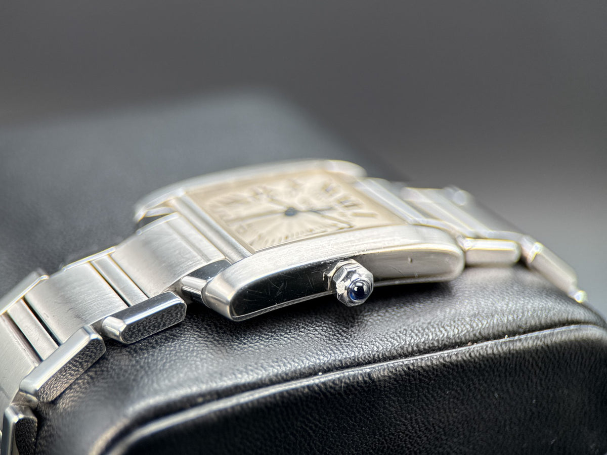 Cartier Tank Francaise W51002Q3 Silver Dial Steel 28mm Automatic Watch - 20011