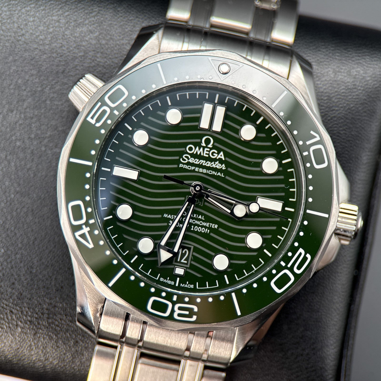 OMEGA Seamaster Diver 300M 210.30.42.20.10.001 Green Dial 42mm Watch - 20230