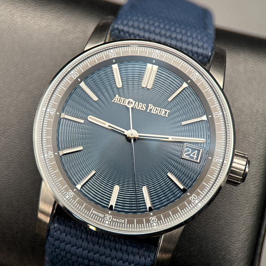 Audemars Piguet Code 11.59 Blue Dial 15210ST.OO.A348KB.01 Automatic 41mm Watch0