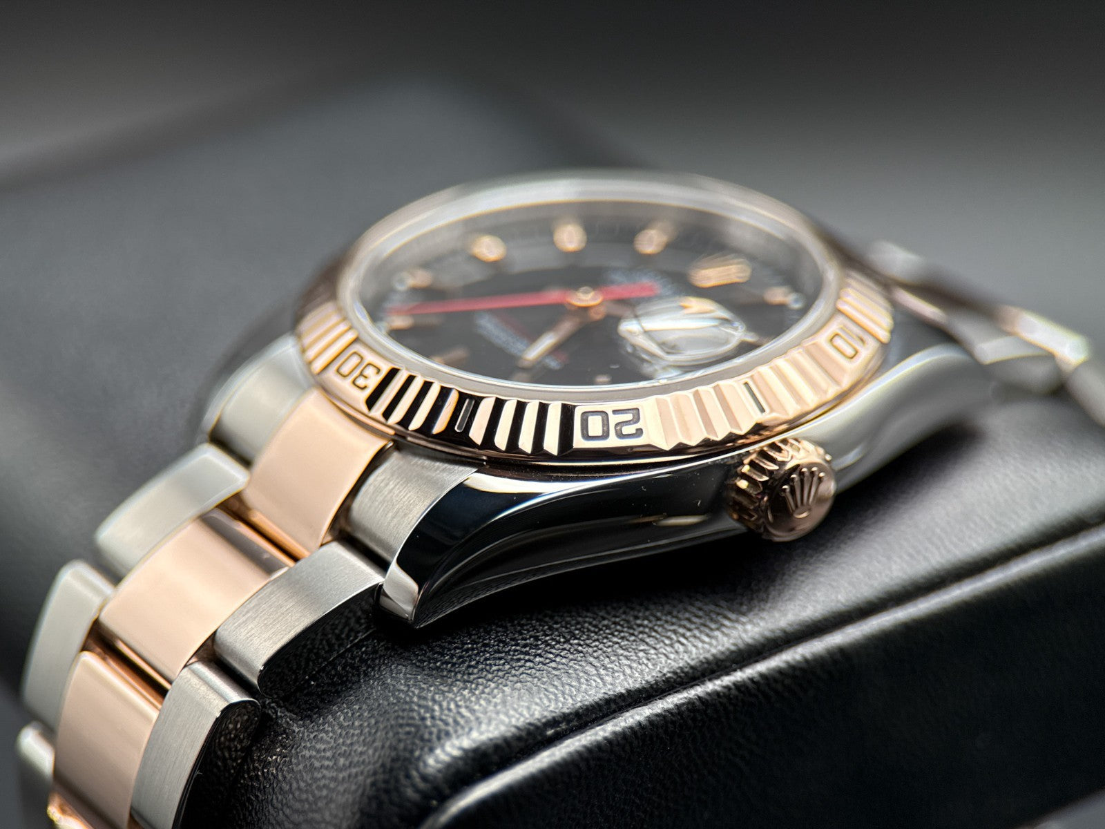 Rolex Datejust Turn-O-Graph Thunderbird Black Dial Two Tone 36mm Automatic Watch1