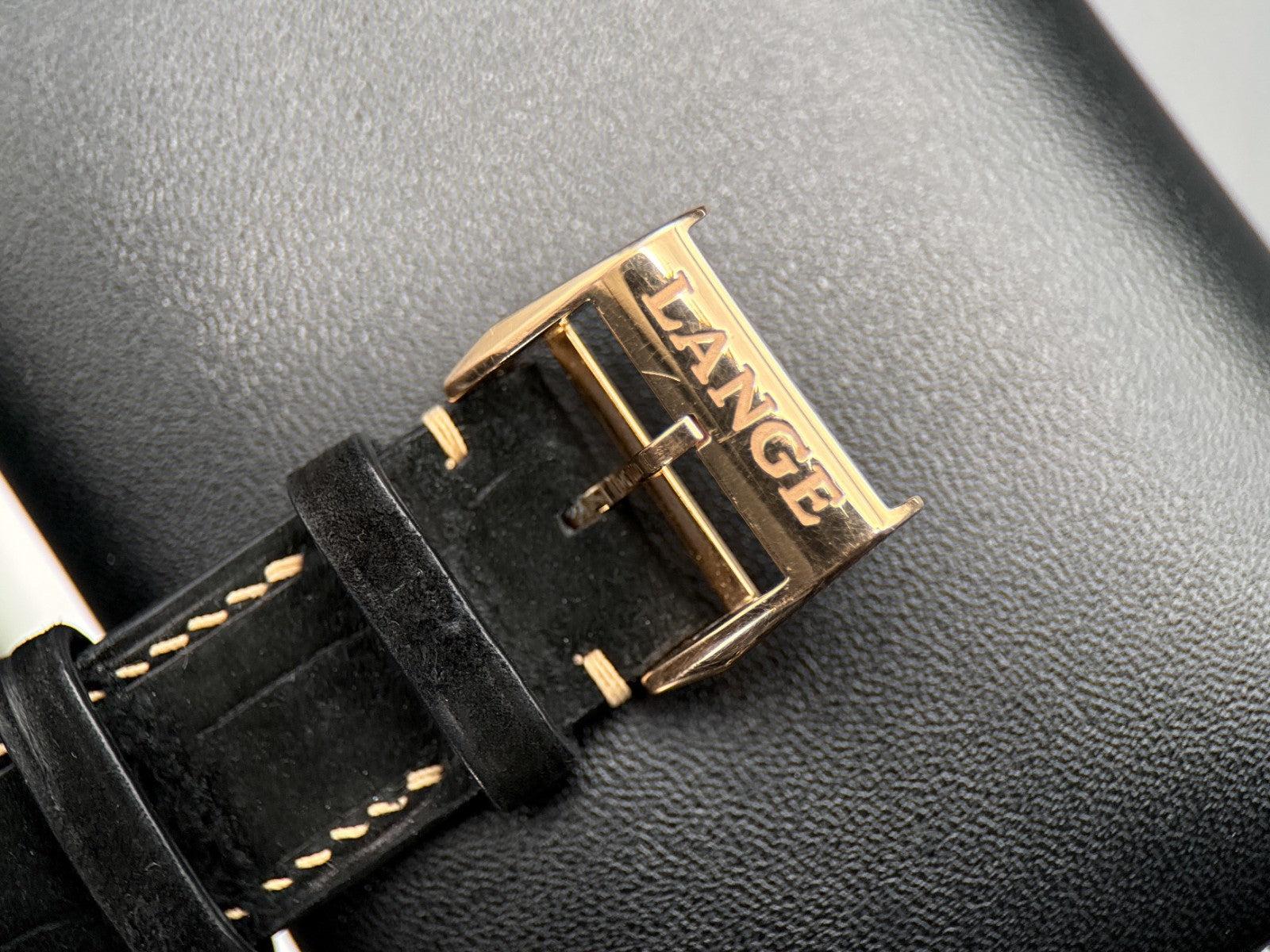 A. Lange & Söhne Zeitwerk 142.031 Rose Gold Black Dial Manual 41.9mm Watch 20238