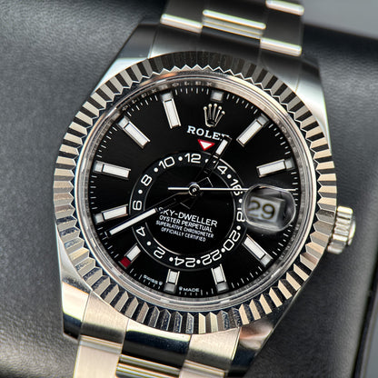 Rolex Sky-Dweller 336934 Black Dial Automatic Steel 42mm Watch - 20250