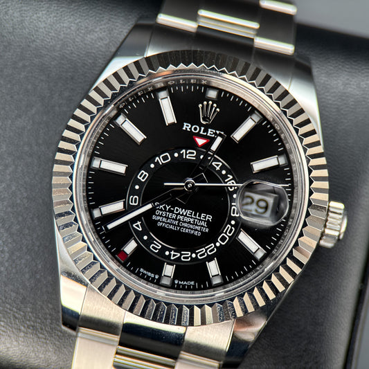 Rolex Sky-Dweller 336934 Black Dial Automatic Steel 42mm Watch - 20250