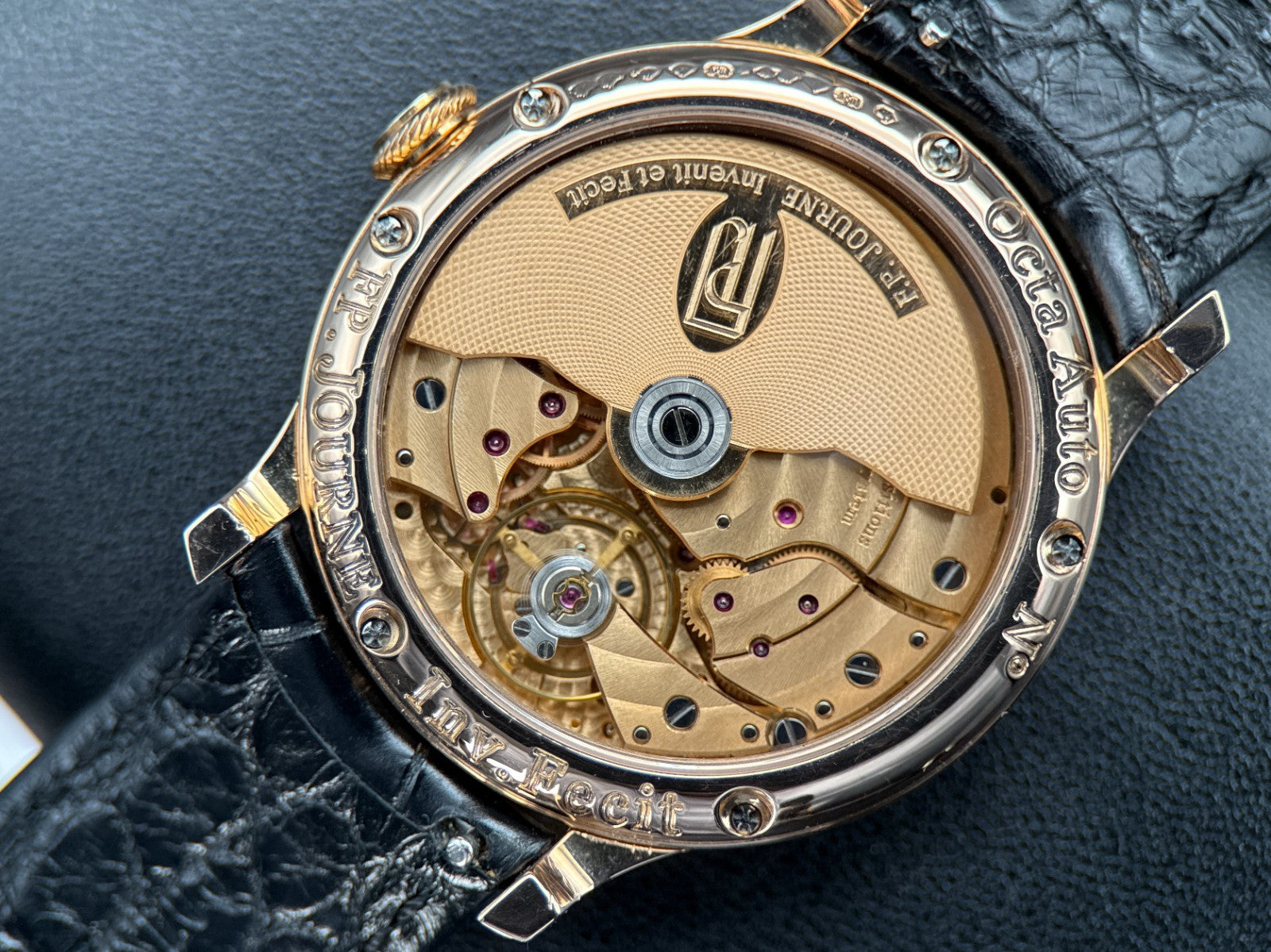 F.P.Journe Octa Reserve de Marche Rose Gold Silver Dial 38mm Watch - 20115