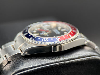 Rolex GMT-Master II 16710 Pepsi Black Dial Steel Oyster 40mm Watch - 20034