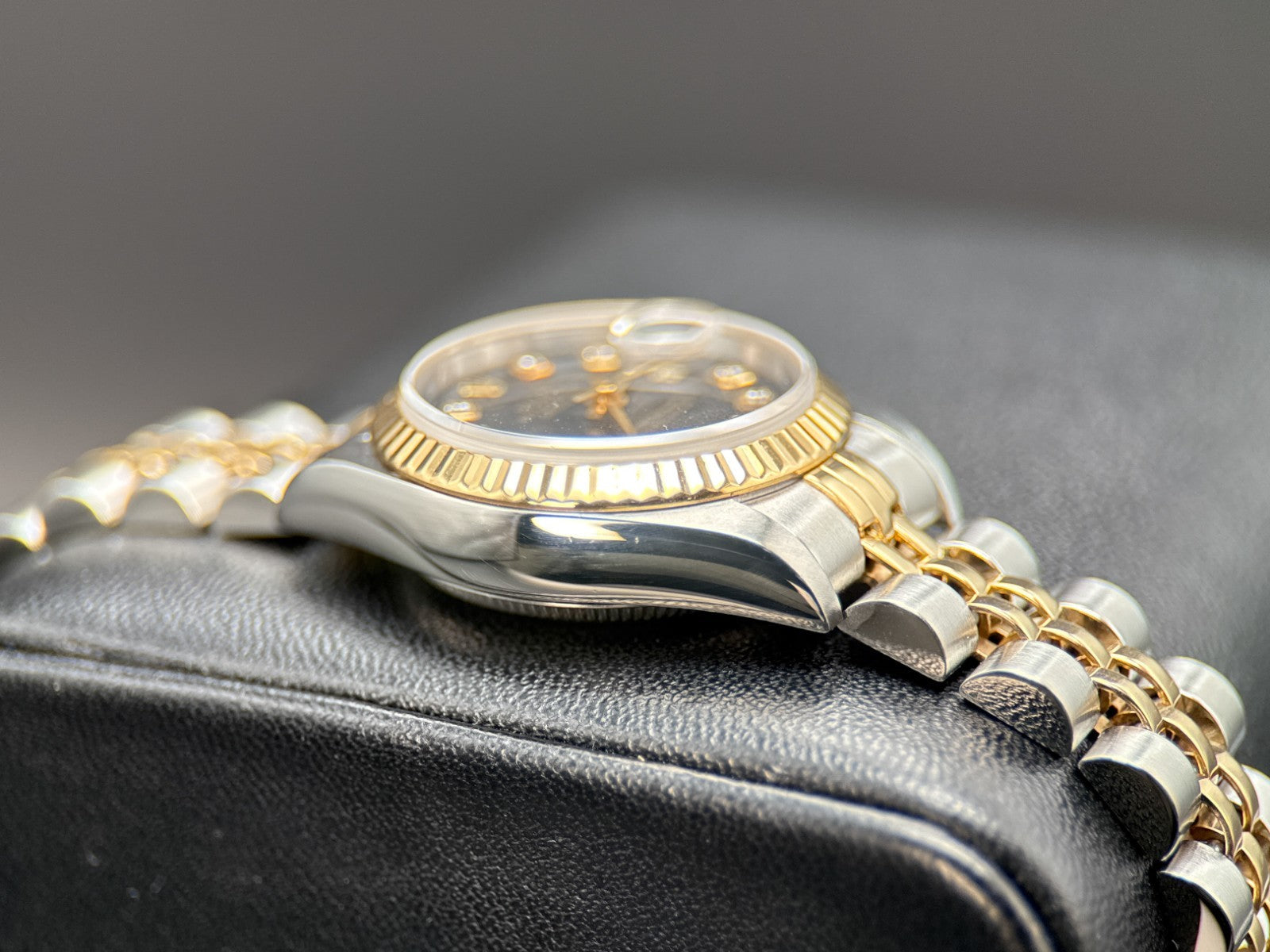 Rolex Lady-Datejust 69173 Black Diamond Dial Automatic 26mm Watch - 19983