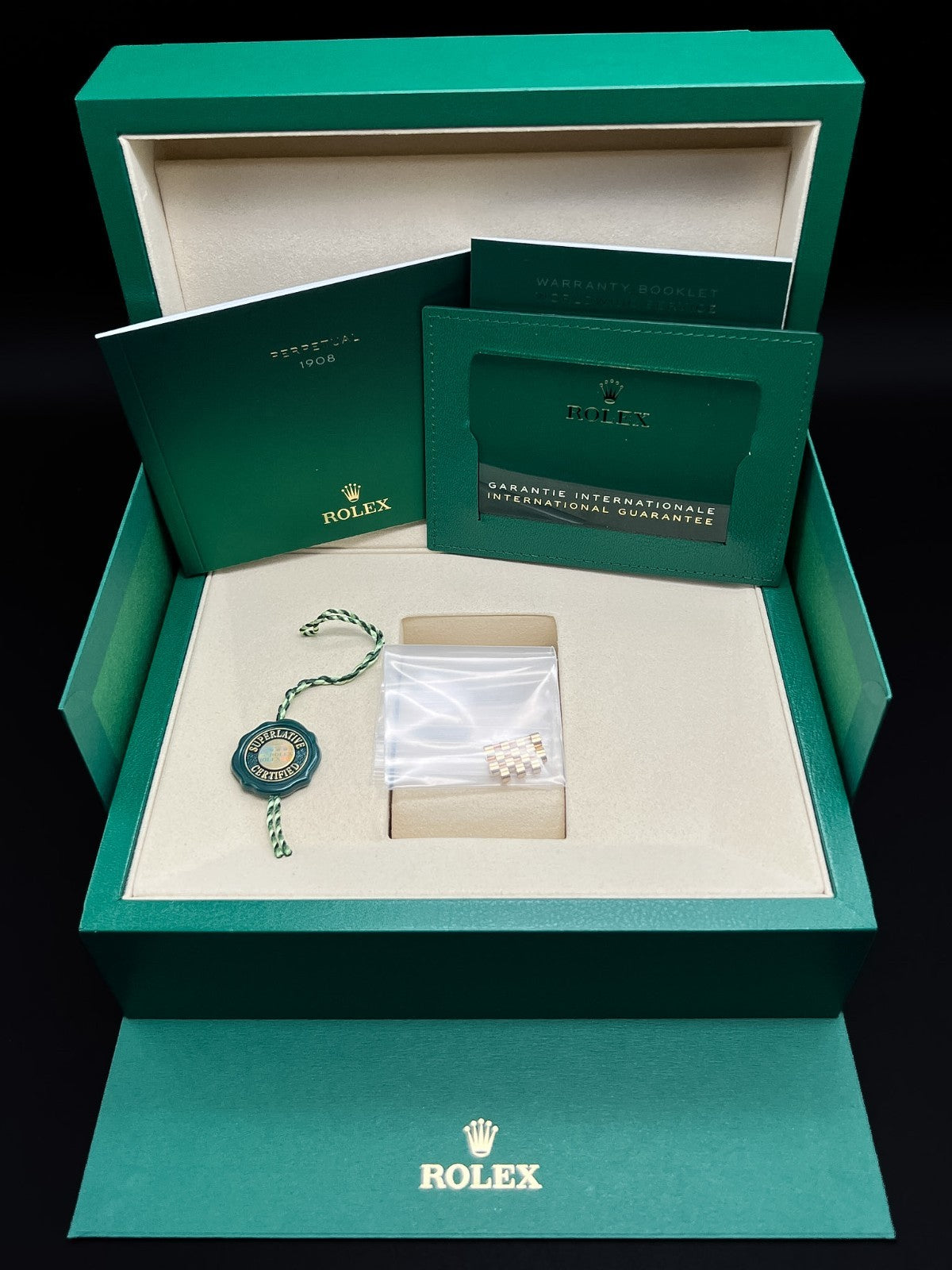 Rolex Perpetual 1908 52508 Black Dial Yellow Gold 39mm Watch - 202610
