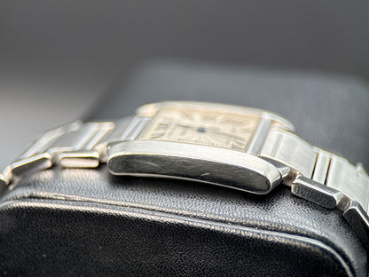 Cartier Tank Francaise W51002Q3 Silver Dial Steel 28mm Automatic Watch - 20013