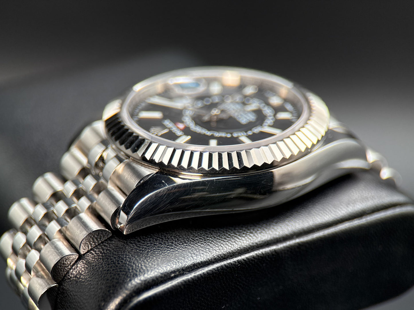 Rolex Sky-Dweller 326934 Black Dial Jubilee Automatic Steel 42mm Watch - 20224
