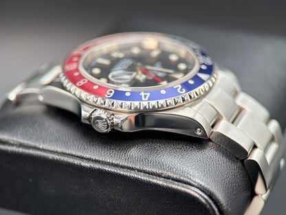 Rolex GMT-Master II 16710 Pepsi Black Dial Steel Oyster 40mm Automatic Watch2