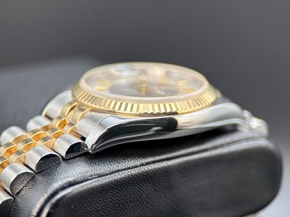Rolex Datejust 116233 Silver Tuxedo Dial Two-Tone Jubilee 36mm Watch - 20064