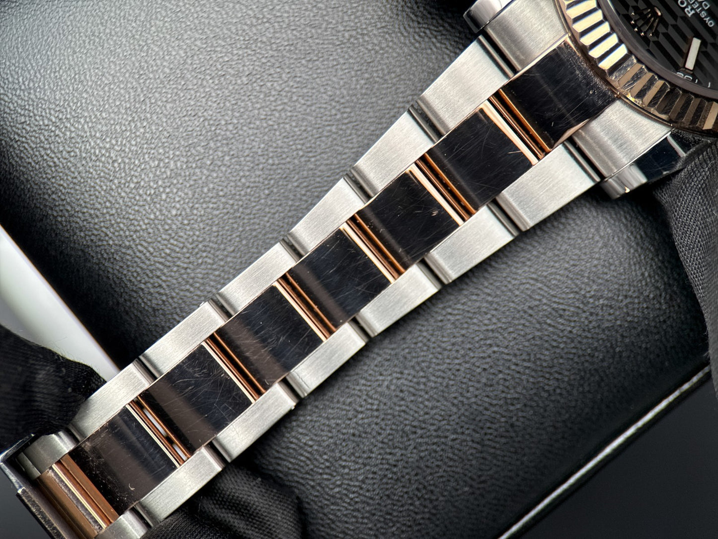 Rolex Datejust 41 126331 Grey Motif Dial Rose Gold Stainless Steel Oyster - 20237