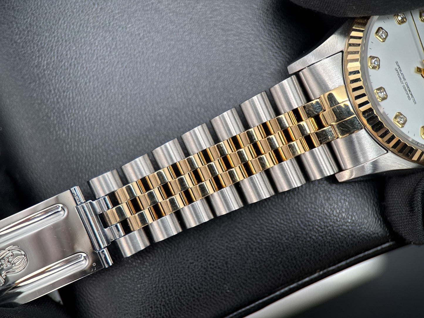 Rolex Datejust 16233 White Diamond Dial Two-Tone Automatic 36mm Watch - 19946