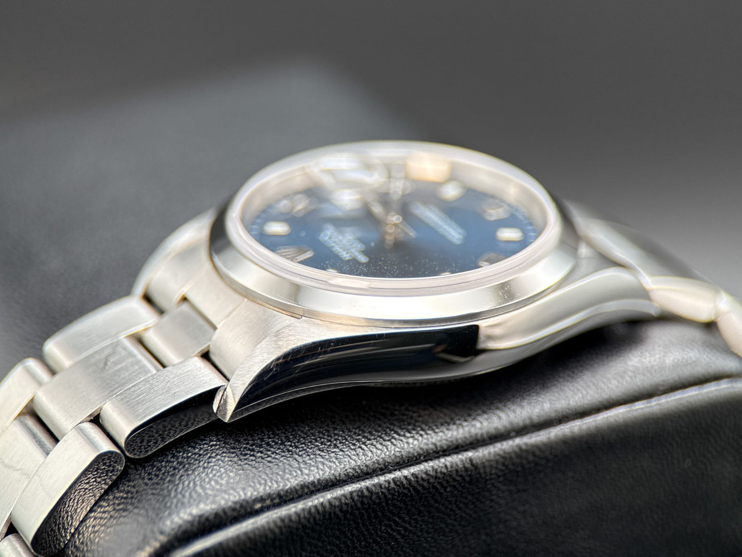 Rolex Oyster Perpetual Date 15200 Blue Dial 34mm Automatic Watch - 20054
