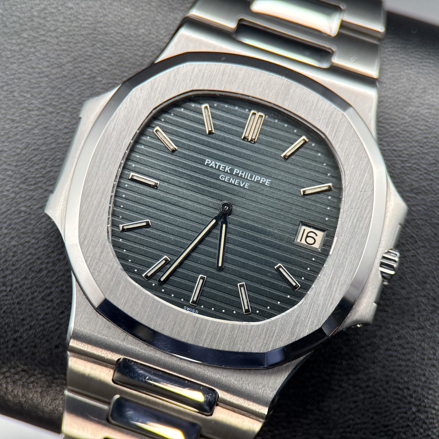 Patek Philippe Nautilus 3700/11 Blue Dial 42mm Steel Automatic Watch - 19870