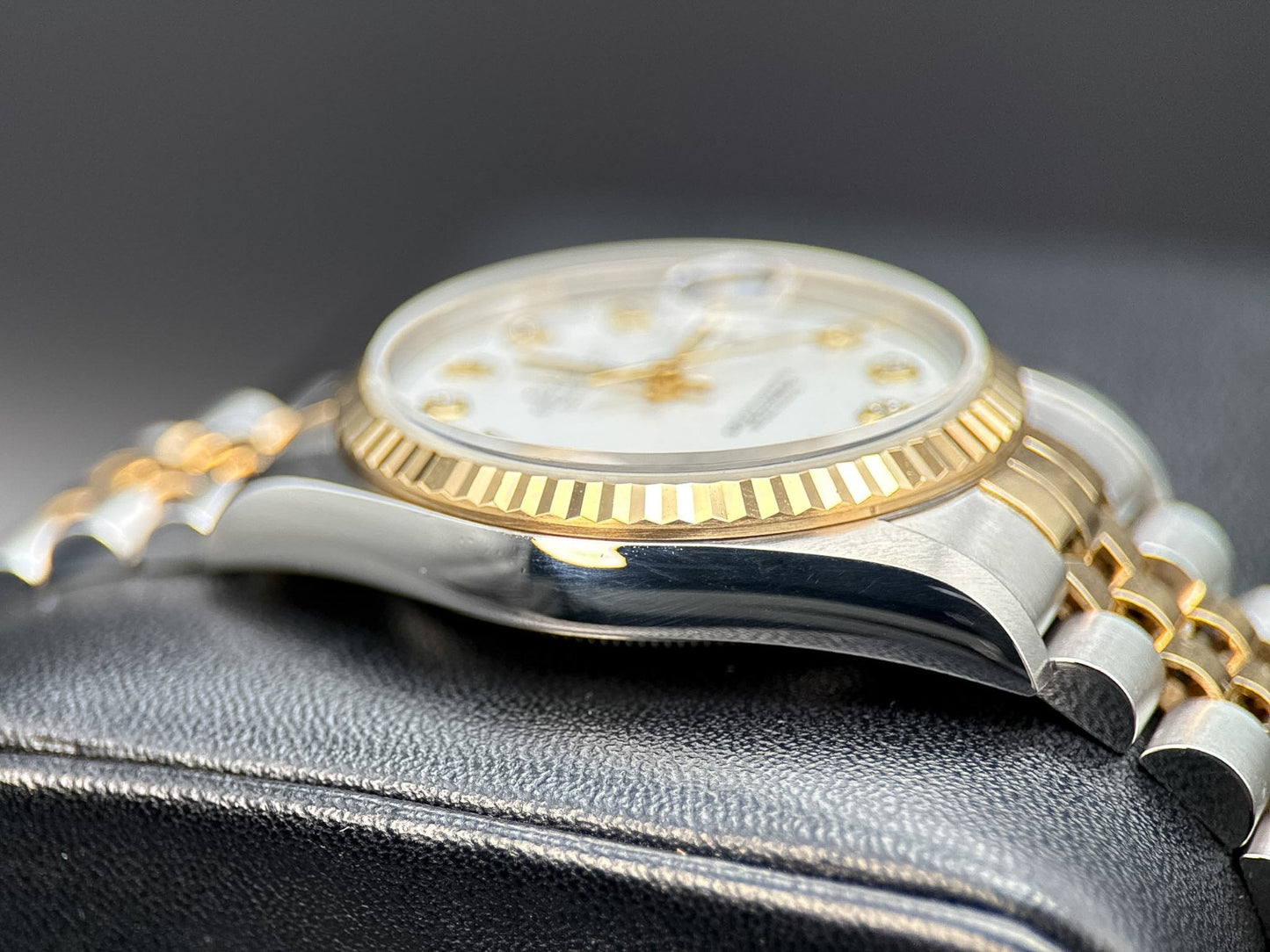 Rolex Datejust 16233 White Diamond Dial Two-Tone Automatic 36mm Watch - 19943