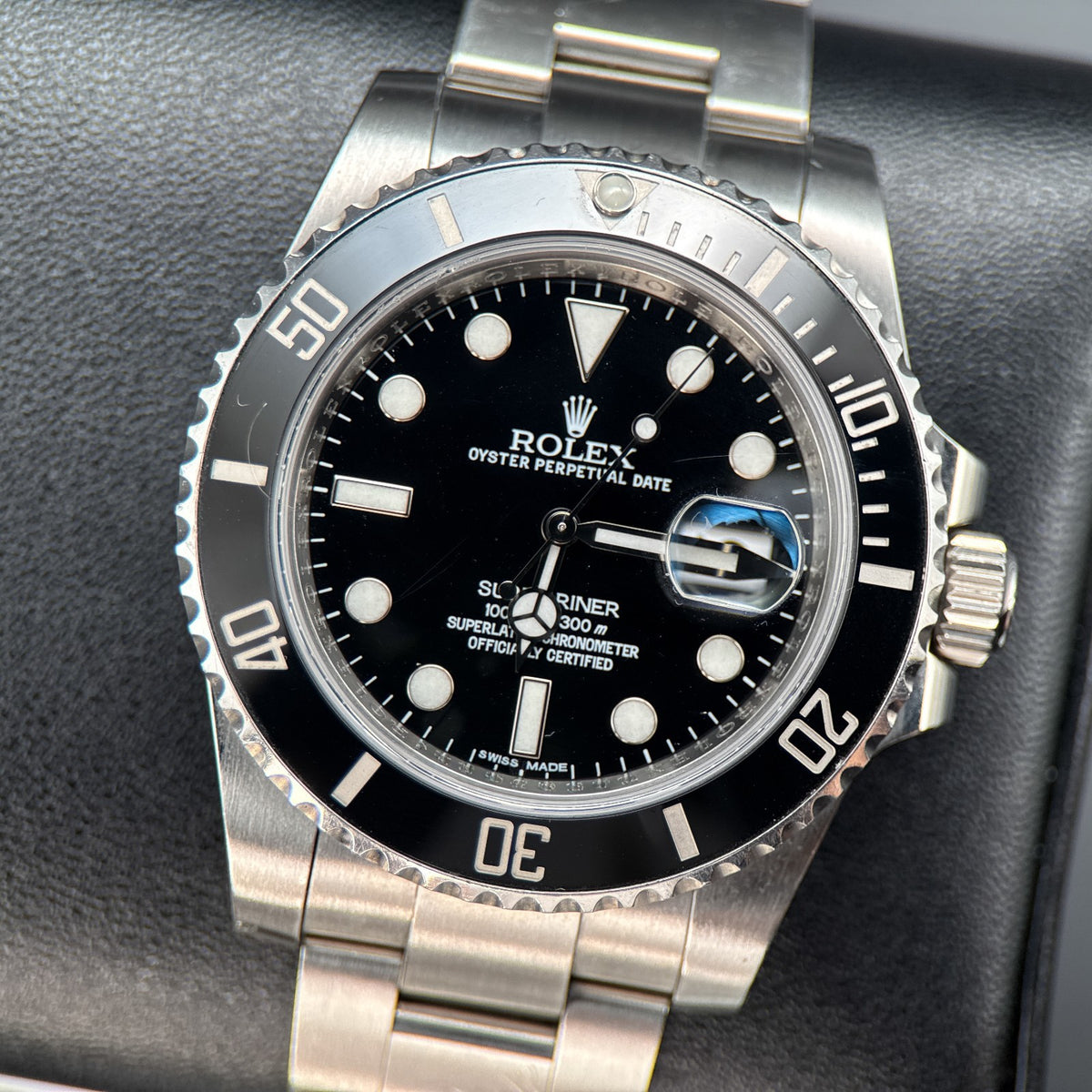 Rolex Submariner Date 116610 Black Dial Steel Oyster 40mm Automatic Watch - 20110
