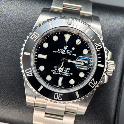 Rolex Submariner Date 116610 Black Dial Steel Oyster 40mm Automatic Watch - 20110