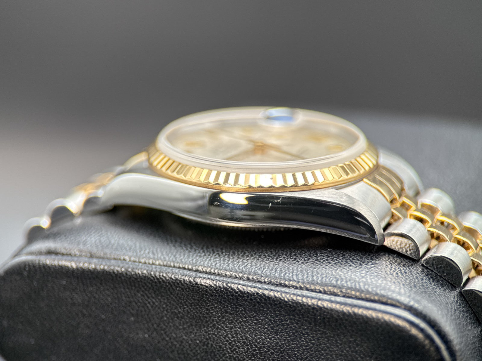 Rolex Datejust 16233 Ivory Pyramid Roman Dial Automatic 36mm Watch - 19993