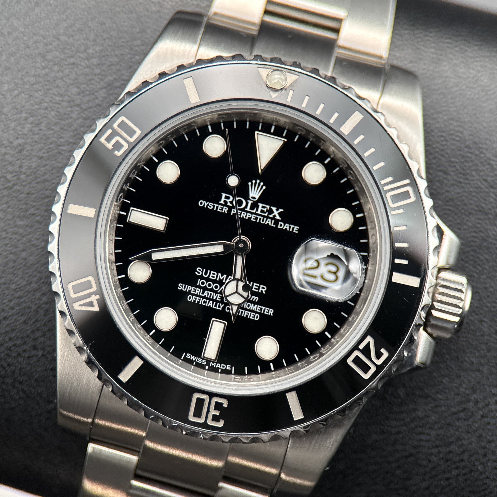 Rolex Submariner Date 116610LN Black Dial Steel Automatic 40mm Watch - 20120