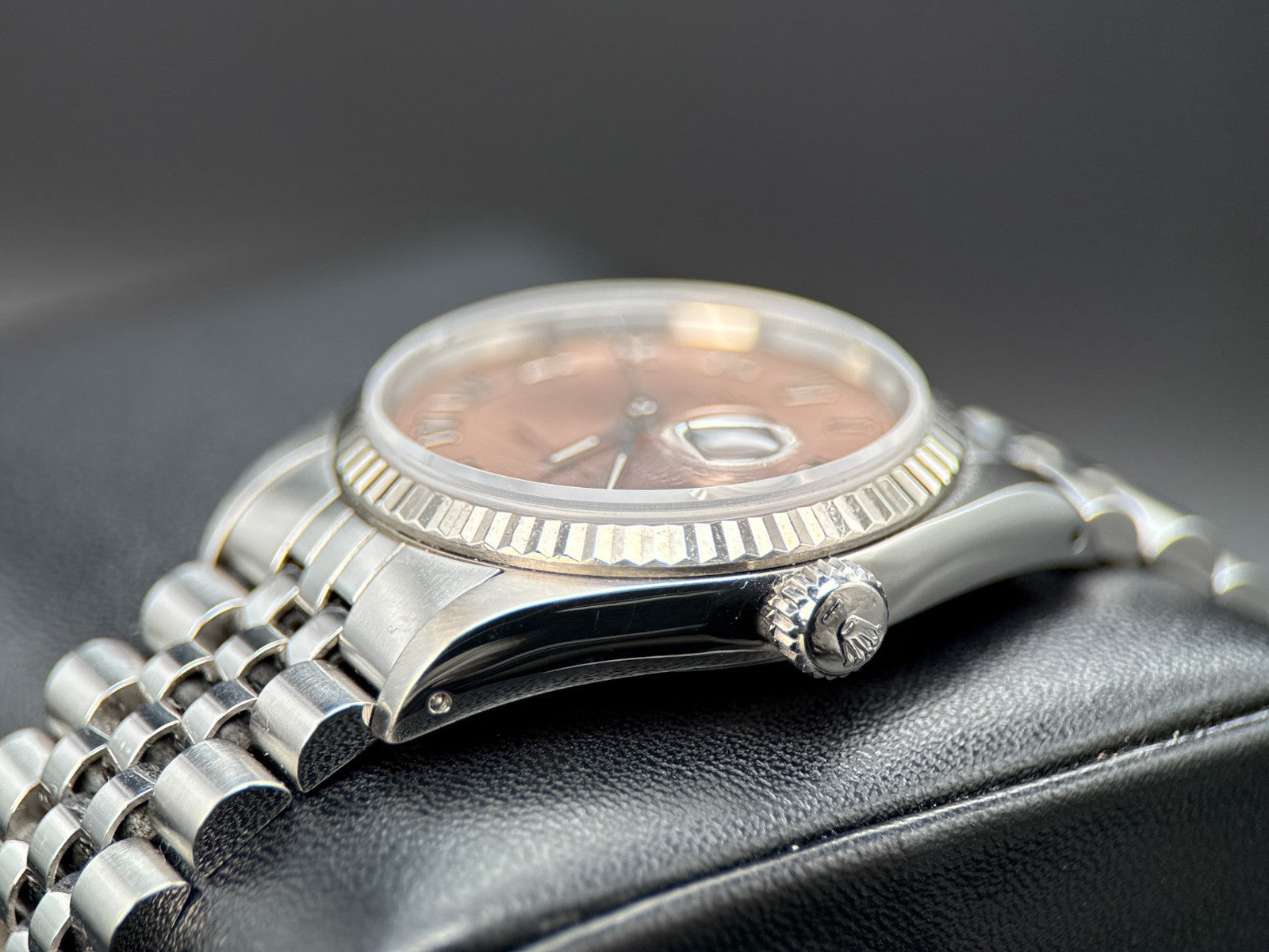 Rolex Datejust 16234 Salmon Roman Dial Steel Jubilee Automatic 36mm Watch1