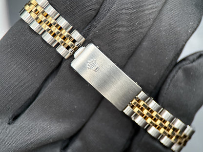 Rolex Lady-Datejust 69173 Ivory Pyramid Dial Two-Tone 26mm Watch - 19949