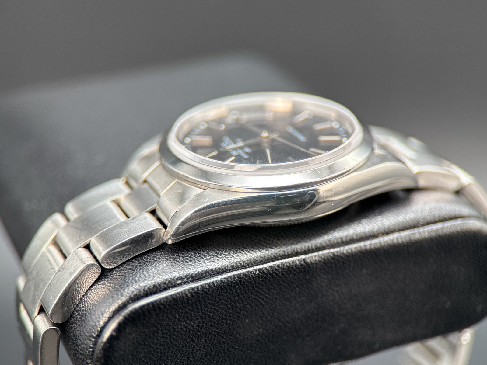 Rolex Air-King 14000M Black Dial Steel Oyster Automatic 34mm Watch4