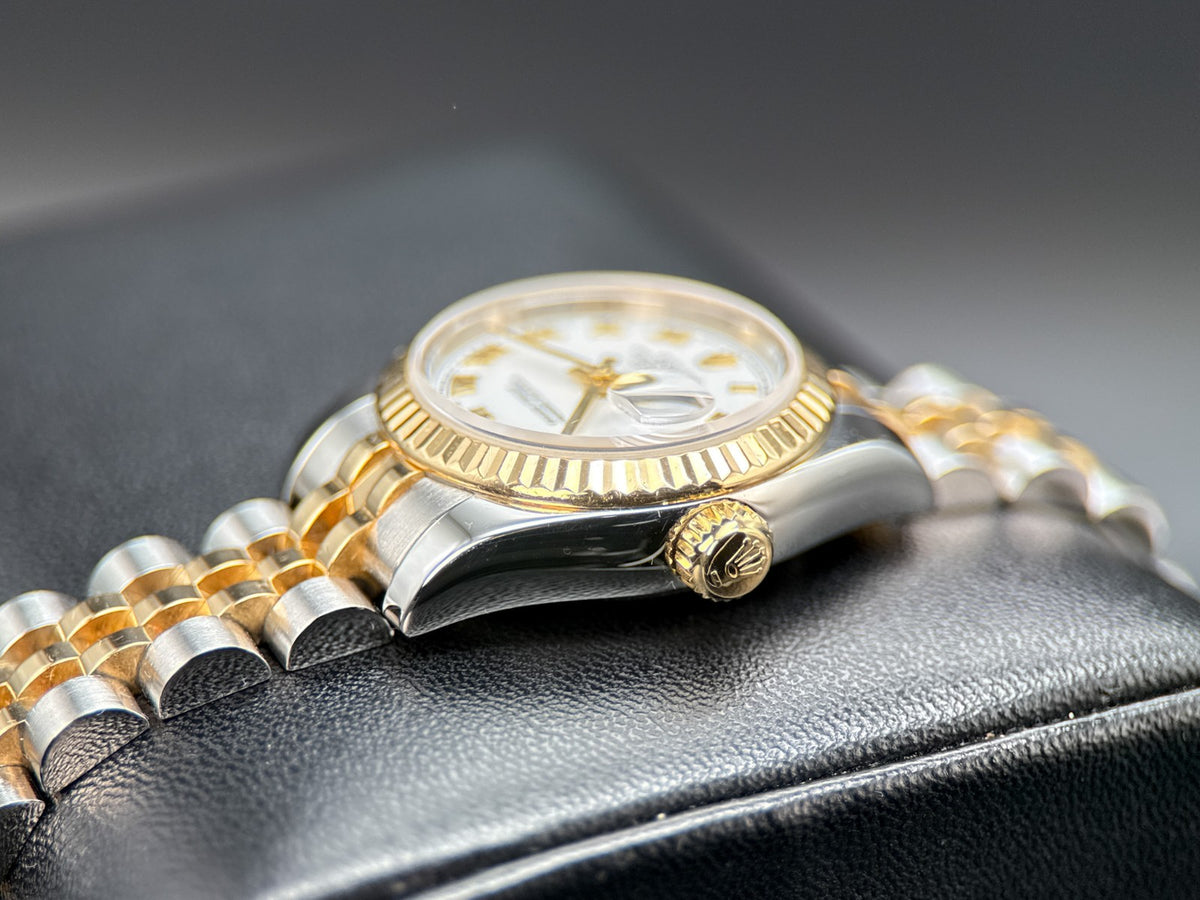 Rolex Lady Datejust 179173 White Dial Two-Tone Jubilee 26mm Watch - 20061