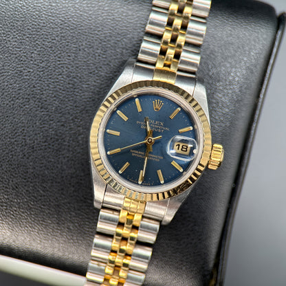 Rolex Lady-Datejust 69173 Blue Dial - photo 1 of 12