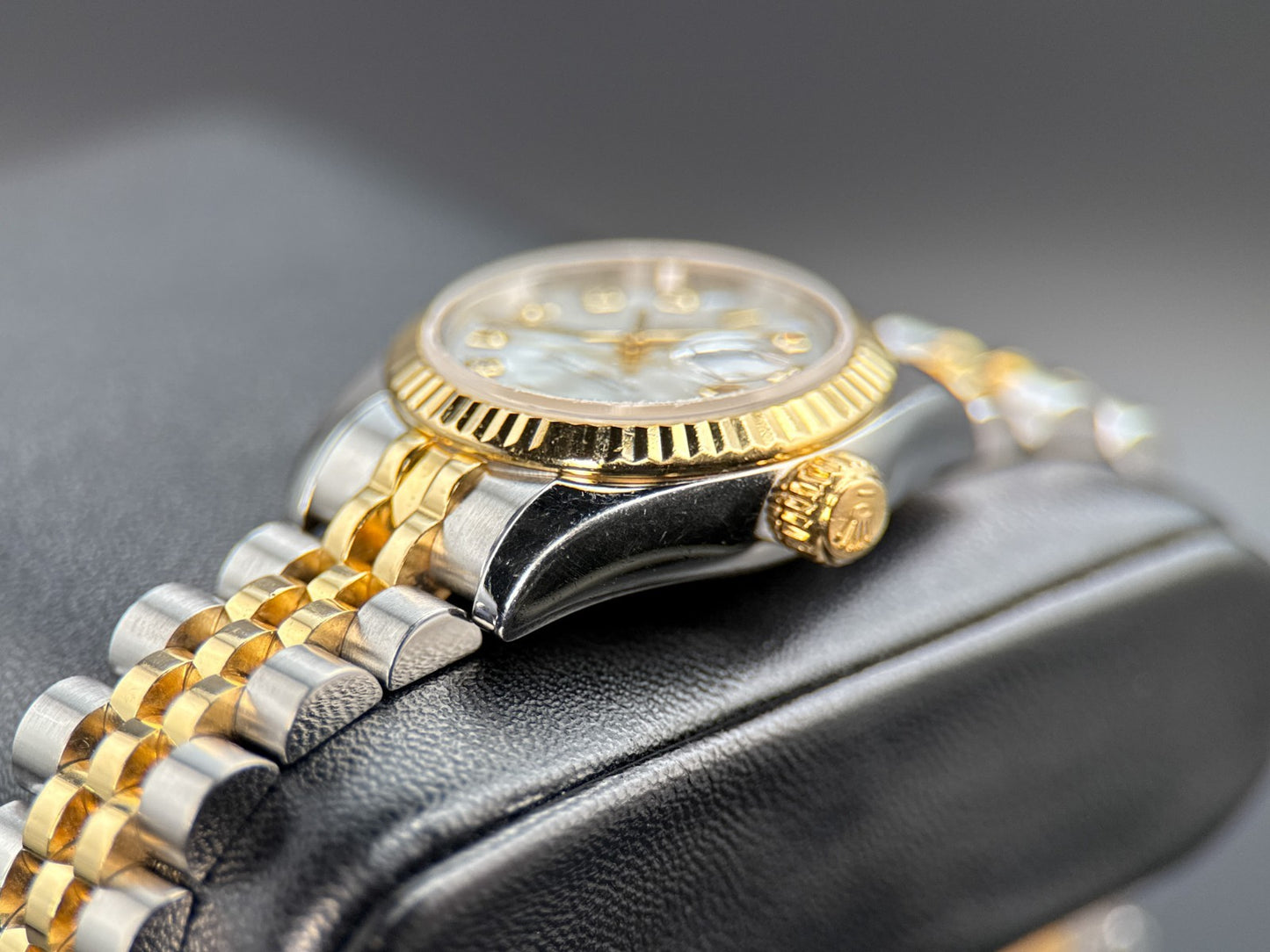 Rolex Lady-Datejust 179173 Mother of Pearl Diamond Dial 26mm Automatic Watch1