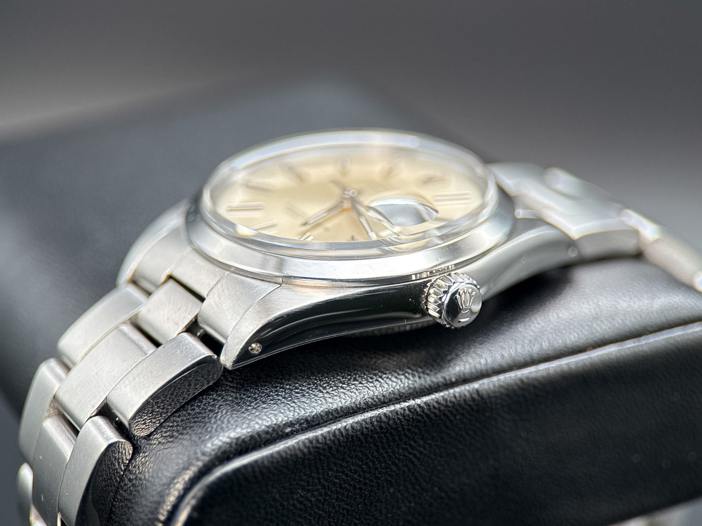 Vintage Rolex Date 15000 Silver Dial Stainless Steel Automatic 34mm Watch1