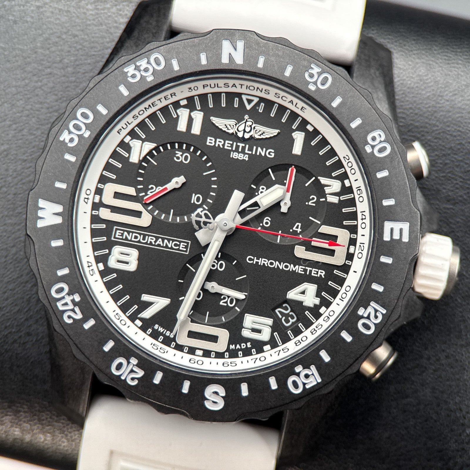 Breitling Endurance Pro 44 X82310A71B1S2 Black Dial 44mm Quartz Watch - 20230