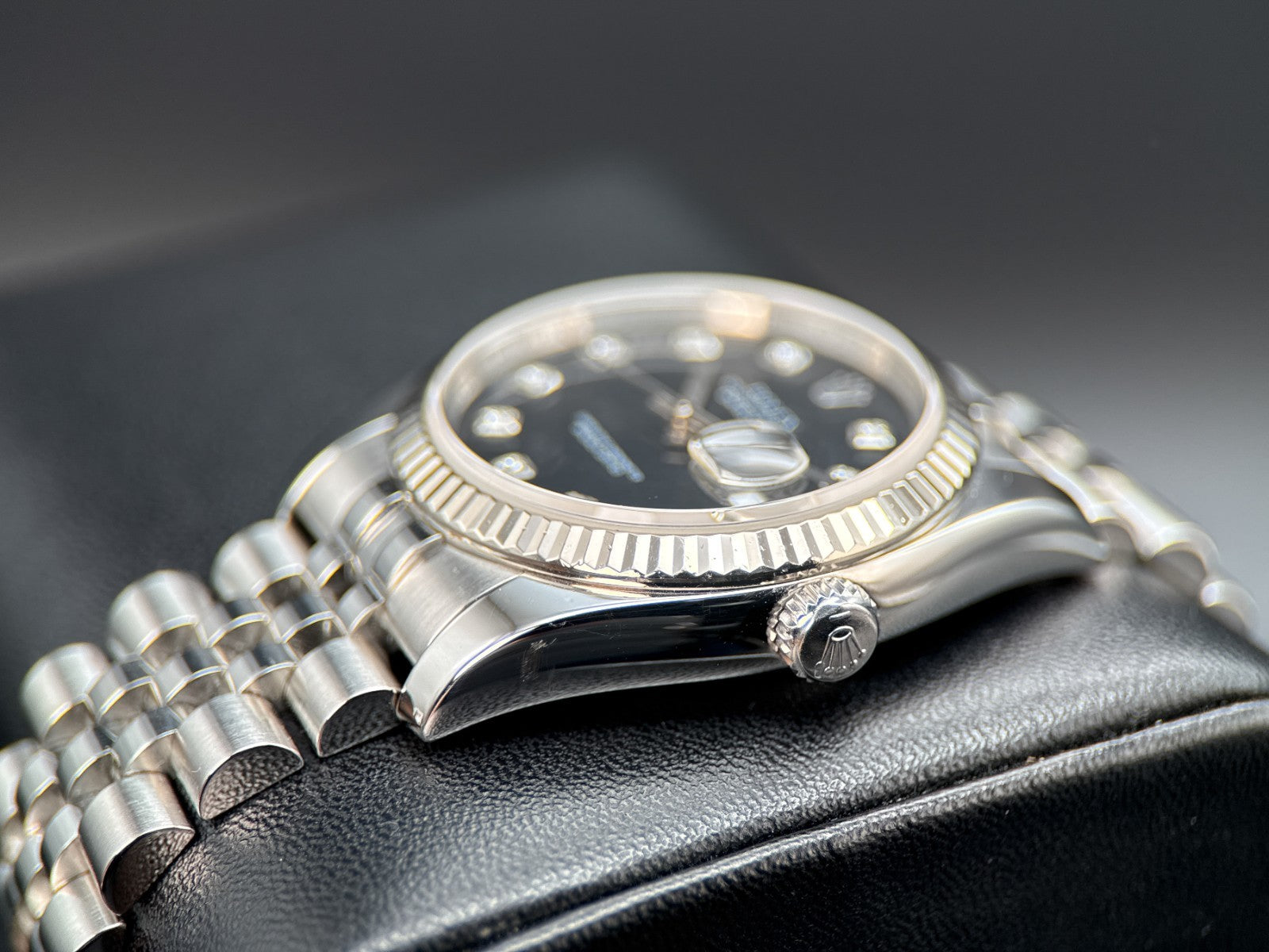 Rolex Datejust 116234 Black Diamond Dial Jubilee Automatic 36mm Watch1