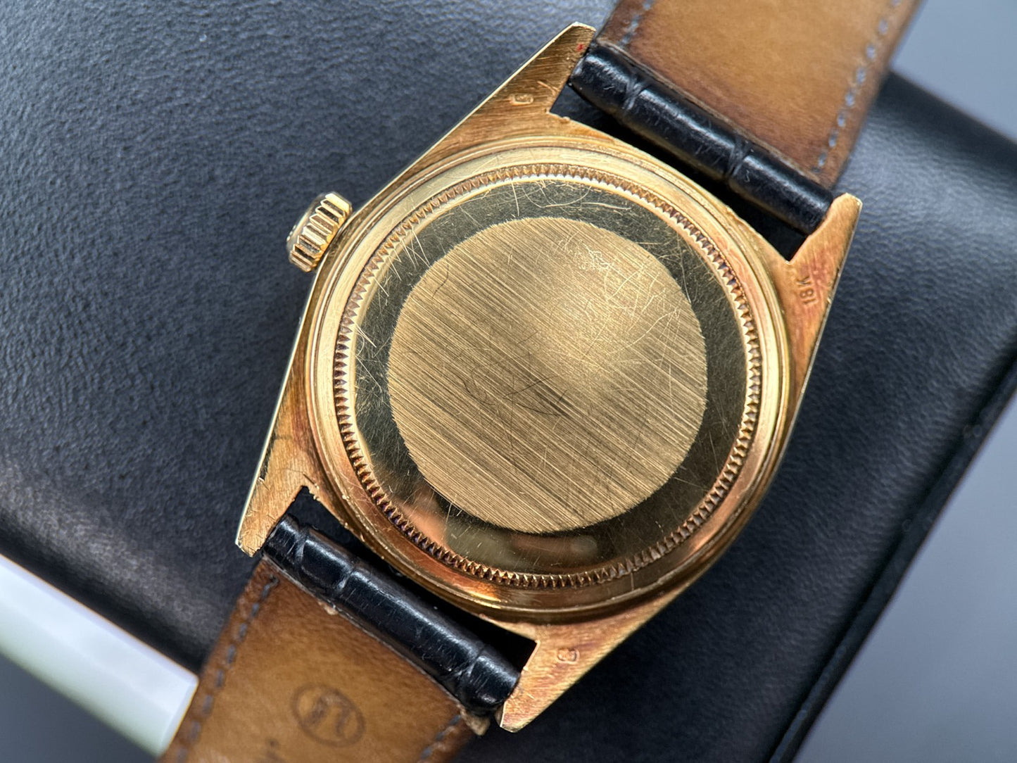 Vintage Rolex Day-Date 18038 Champagne Dial Yellow Gold Automatic 36mm Watch5