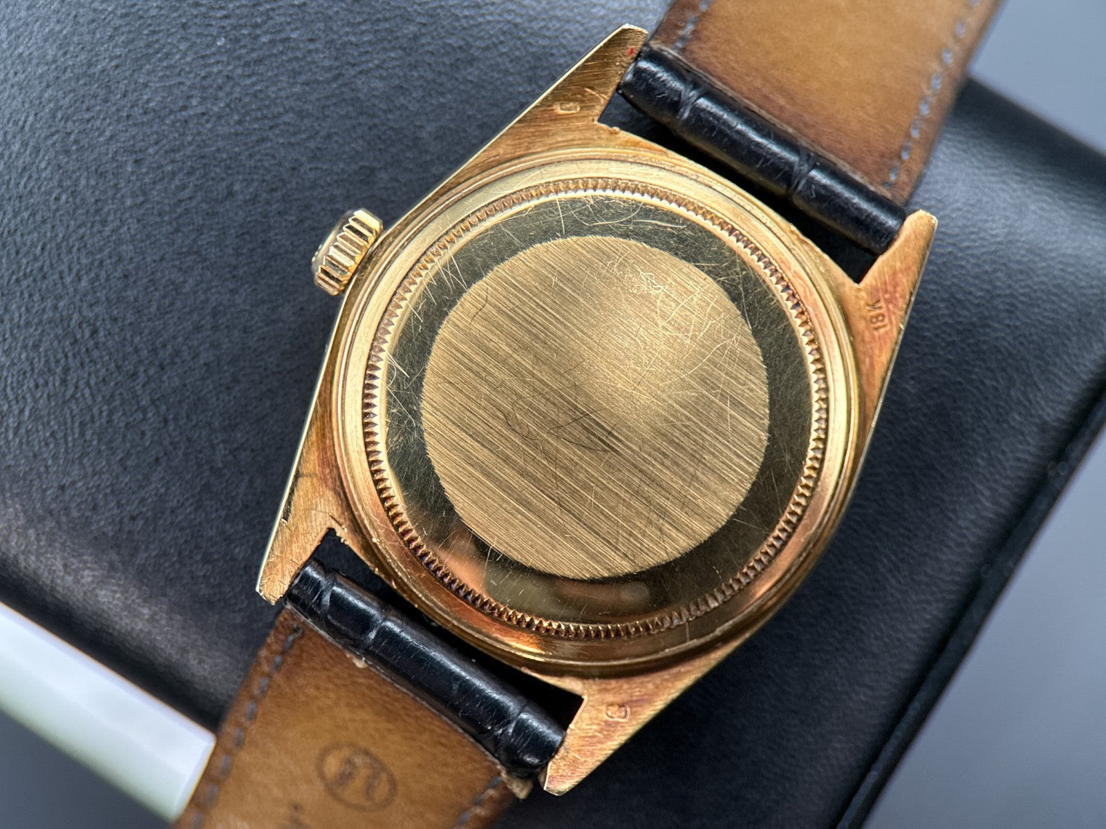 Vintage Rolex Day-Date 18038 Champagne Dial Yellow Gold Automatic 36mm Watch5