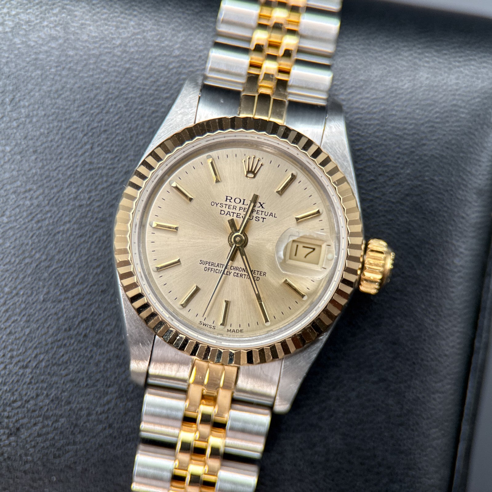 Rolex Lady-Datejust 69173 Champagne Dial Two-Tone Automatic 26mm Watch - 19910