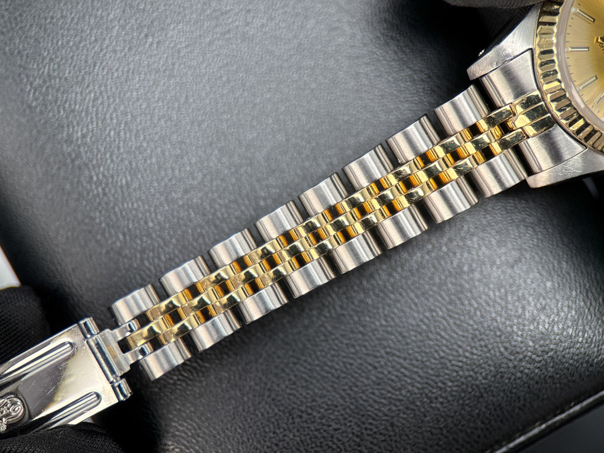 Rolex Lady Datejust 69173 Champagne Dial Two-Tone Jubilee 26mm Watch - 19946