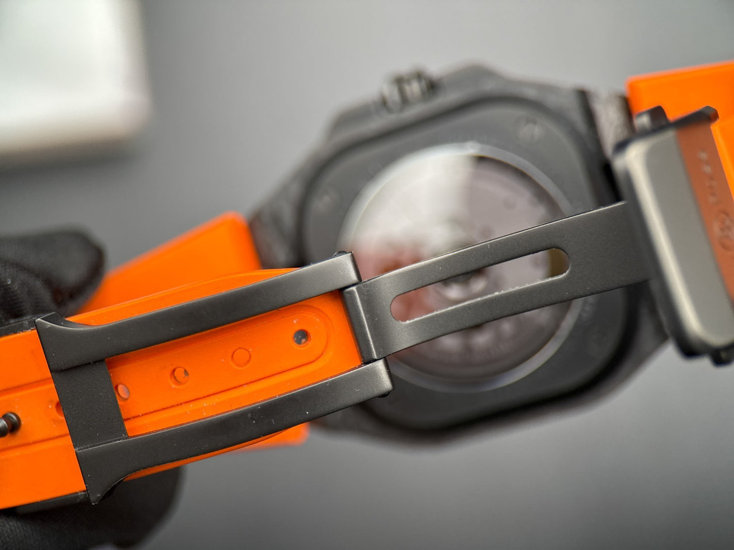 Bell & Ross BR-X5 Carbon Orange BRX5R-B0-TC/SRB Black Dial 41mm Watch - 20238
