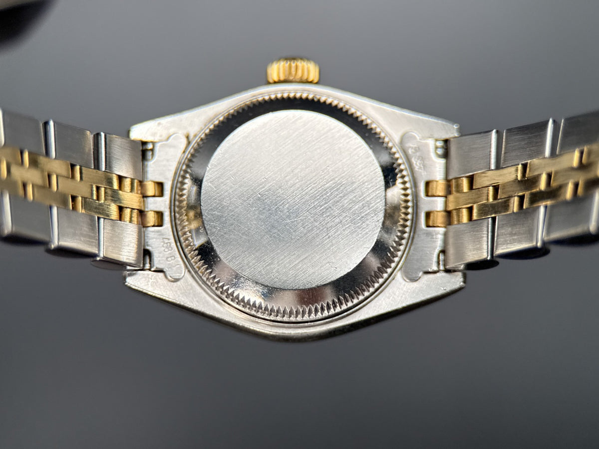 Vintage Rolex Lady-Datejust 69173 Blue Dial Two-Tone Jubilee 26mm Watch 19865